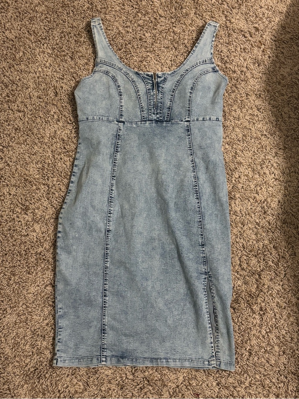 Light Wash Denim Dress